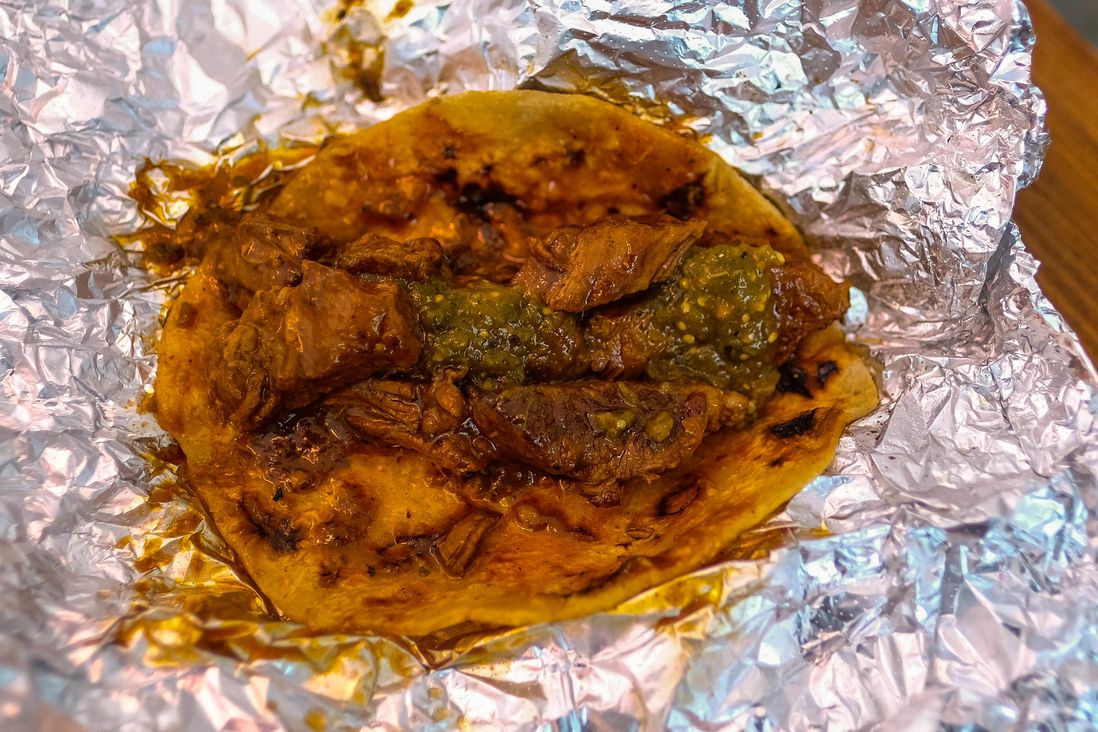 Carne Guisada Taco ($6)